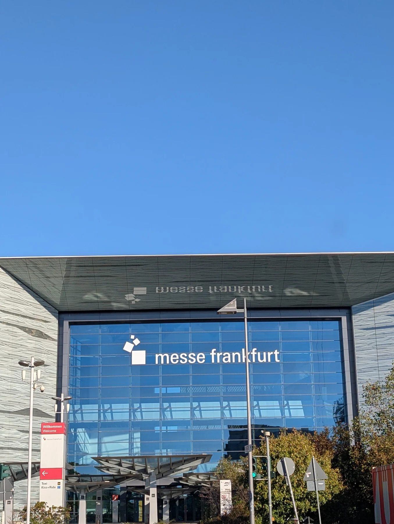 Ankunft auf der Frankfurter Buchmesse