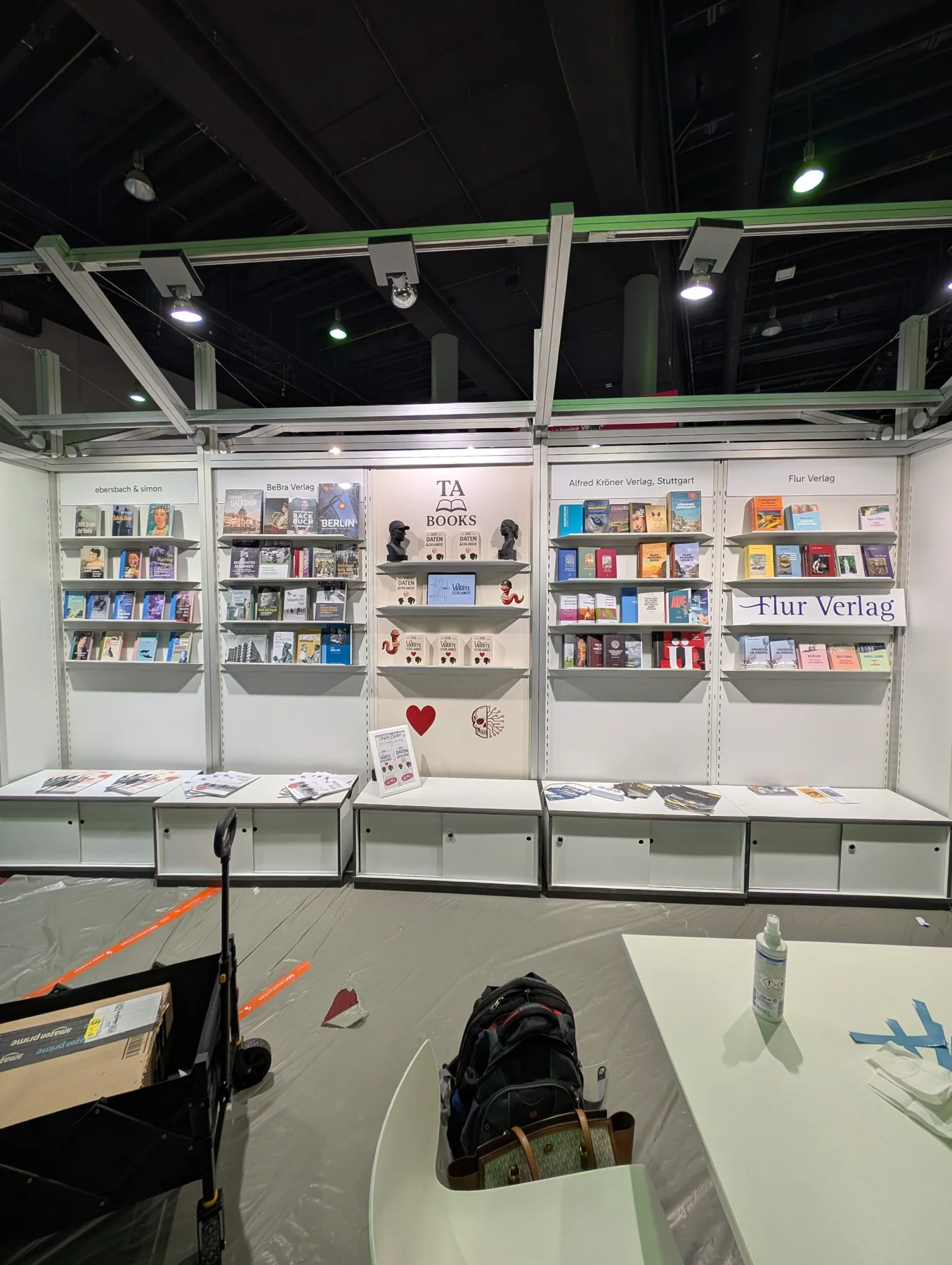 Unser Messestand steht